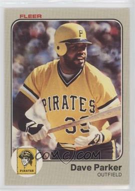 1983 Fleer - [Base] #315 - Dave Parker