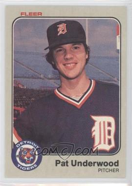 1983 Fleer - [Base] #347 - Pat Underwood