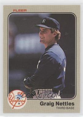 1983 Fleer - [Base] #391 - Graig Nettles