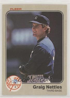 1983 Fleer - [Base] #391 - Graig Nettles