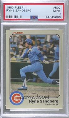 1983 Fleer - [Base] #507 - Ryne Sandberg [PSA 9 MINT]