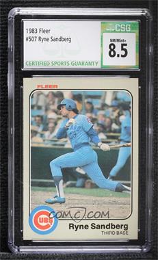 1983 Fleer - [Base] #507 - Ryne Sandberg [CSG 8.5 NM/Mint+]