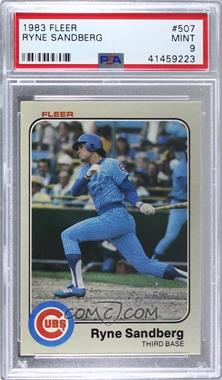 1983 Fleer - [Base] #507 - Ryne Sandberg [PSA 9 MINT]