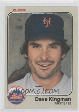 1983 Fleer - [Base] #548 - Dave Kingman