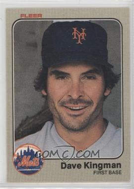 1983 Fleer - [Base] #548 - Dave Kingman