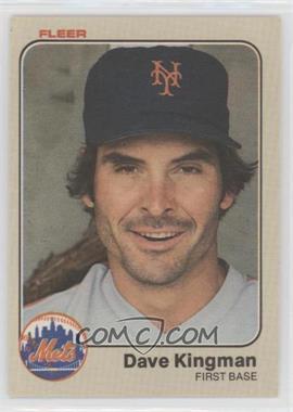 1983 Fleer - [Base] #548 - Dave Kingman