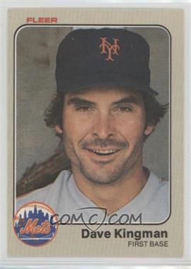 1983 Fleer - [Base] #548 - Dave Kingman