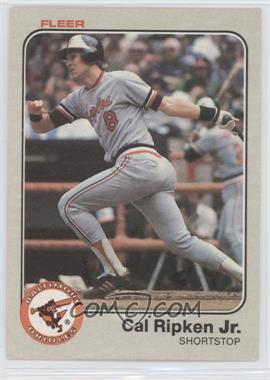 1983 Fleer - [Base] #70 - Cal Ripken Jr.