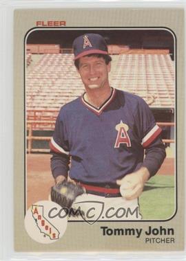 1983 Fleer - [Base] #95 - Tommy John