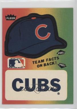 1983 Fleer - Team Stickers Inserts #_CHCU.2 - Chicago Cubs (Hat)
