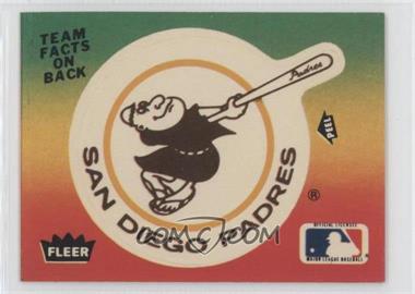 1983 Fleer - Team Stickers Inserts #_SADP.1 - San Diego Padres Team (Logo)