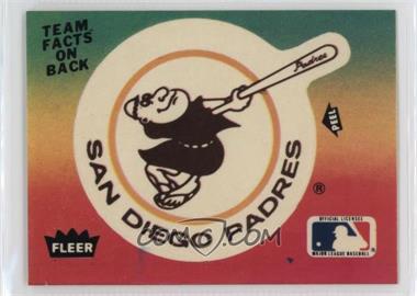 1983 Fleer - Team Stickers Inserts #_SADP.1 - San Diego Padres Team (Logo)