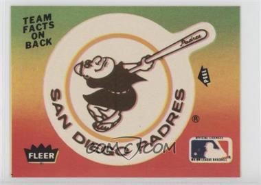 1983 Fleer - Team Stickers Inserts #_SADP.1 - San Diego Padres Team (Logo)