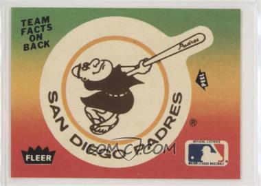 1983 Fleer - Team Stickers Inserts #_SADP.1 - San Diego Padres Team (Logo)