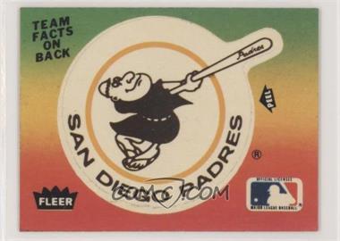 1983 Fleer - Team Stickers Inserts #_SADP.1 - San Diego Padres Team (Logo)