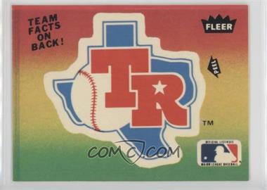 1983 Fleer - Team Stickers Inserts #_TERA.1 - Texas Rangers (Logo)