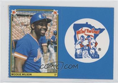 1983 Fleer Baseball Album Stickers - [Base] - Pairs #233-MITW - Mookie Wilson, Minnesota Twins Team