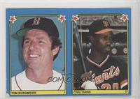 Chili Davis, Tom Burgmeier [Good to VG‑EX]