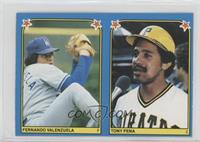 Fernando Valenzuela, Tony Pena