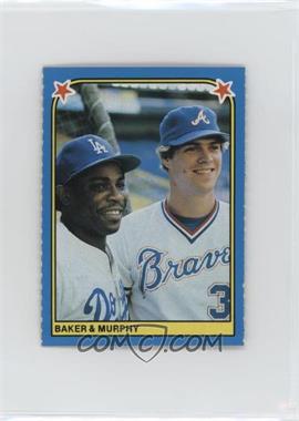 1983 Fleer Baseball Album Stickers - [Base] - Separated #140 - Dusty Baker, Dale Murphy