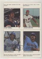 Enos Cabell, Steve Carlton, Ken Landreaux, Pete Vuckovich