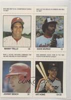 Manny Trillo, Eddie Murray, Johnny Bench, Art Howe