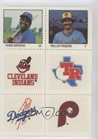 Hubie Brooks, Rollie Fingers, Indians, Rangers, Dodhers, Phillies