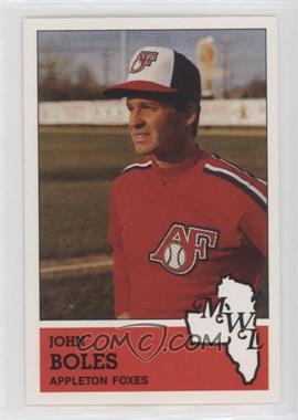 1983 Fritsch Midwest League Stars of Tomorrow - [Base] #25 - John Boles