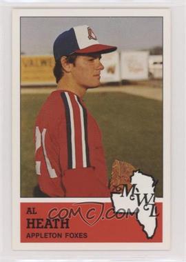 1983 Fritsch Midwest League Stars of Tomorrow - [Base] #29 - Al Heath