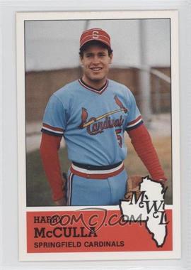 1983 Fritsch Midwest League Stars of Tomorrow - [Base] #312 - Harry McCulla