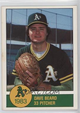 1983 Granny Goose Potato Chips Oakland A's - [Base] #33 - Dave Beard