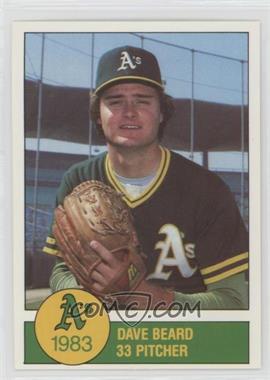 1983 Granny Goose Potato Chips Oakland A's - [Base] #33 - Dave Beard