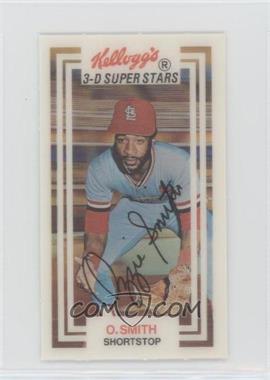 1983 Kellogg's 3-D Super Stars - [Base] #21 - Ozzie Smith