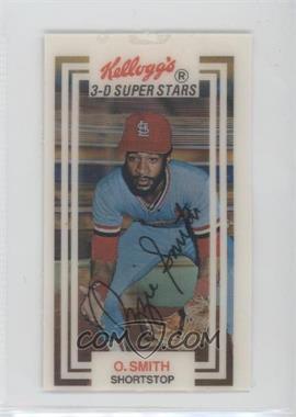 1983 Kellogg's 3-D Super Stars - [Base] #21 - Ozzie Smith