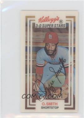 1983 Kellogg's 3-D Super Stars - [Base] #21 - Ozzie Smith