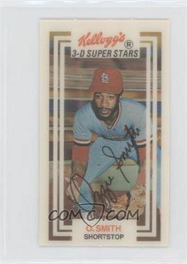 1983 Kellogg's 3-D Super Stars - [Base] #21 - Ozzie Smith