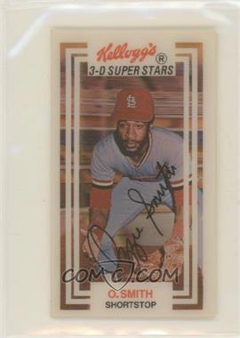 1983 Kellogg's 3-D Super Stars - [Base] #21 - Ozzie Smith