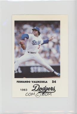 1983 Los Angeles Dodgers Los Angeles Police - [Base] #34 - Fernando Valenzuela [EX to NM]