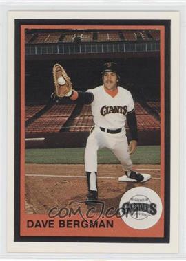 1983 Mother's Cookies San Francisco Giants - Stadium Giveaway [Base] #18 - Dave Bergman