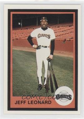 1983 Mother's Cookies San Francisco Giants - Stadium Giveaway [Base] #8 - Jeffrey Leonard