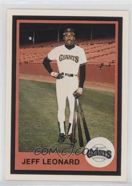 1983 Mother's Cookies San Francisco Giants - Stadium Giveaway [Base] #8 - Jeffrey Leonard