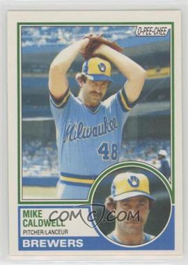 1983 O-Pee-Chee - [Base] #142 - Mike Caldwell