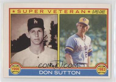 1983 O-Pee-Chee - [Base] #146 - Don Sutton