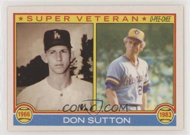 1983 O-Pee-Chee - [Base] #146 - Don Sutton