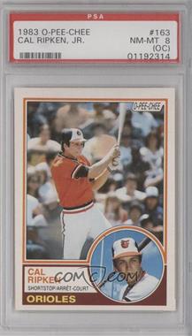 1983 O-Pee-Chee - [Base] #163 - Cal Ripken Jr. [PSA 8 NM‑MT (OC)]