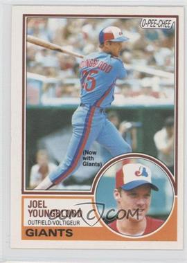 1983 O-Pee-Chee - [Base] #265 - Joel Youngblood