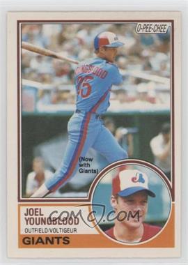 1983 O-Pee-Chee - [Base] #265 - Joel Youngblood