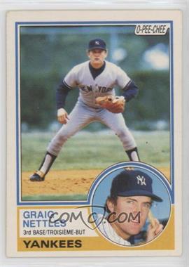 1983 O-Pee-Chee - [Base] #293 - Graig Nettles [EX to NM]