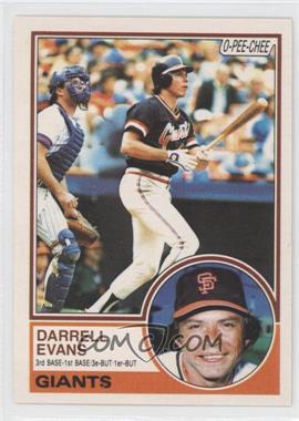 1983 O-Pee-Chee - [Base] #329 - Darrell Evans