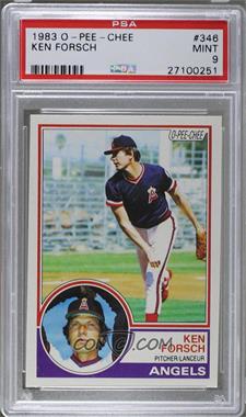 1983 O-Pee-Chee - [Base] #346 - Ken Forsch [PSA 9 MINT]